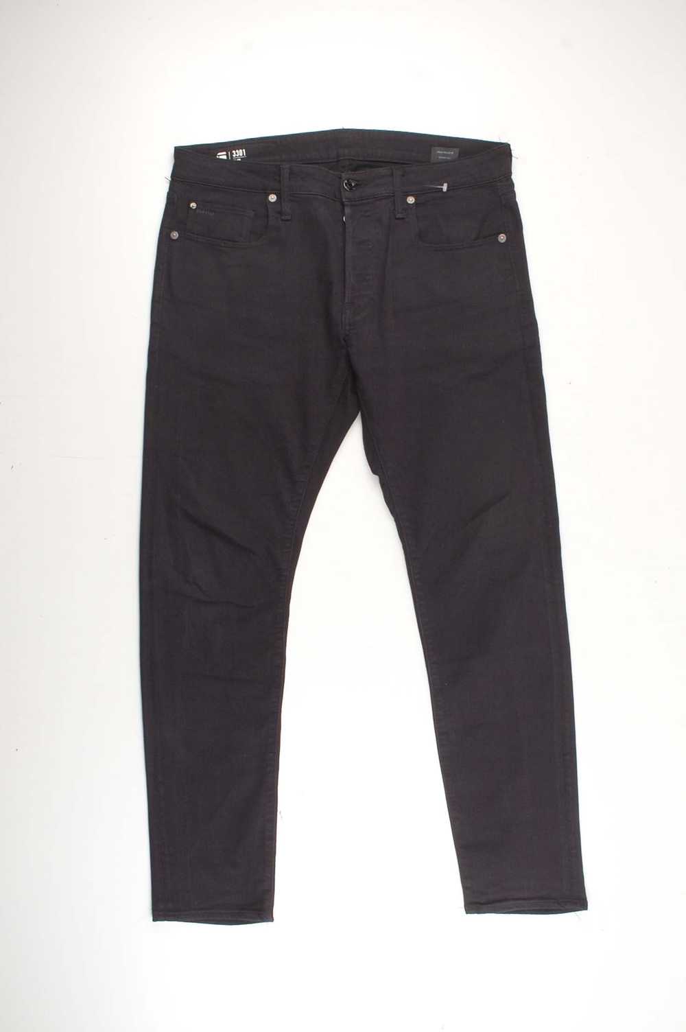 G Star Raw 37882 G-Star Raw 3301 Slim Black Men J… - image 1