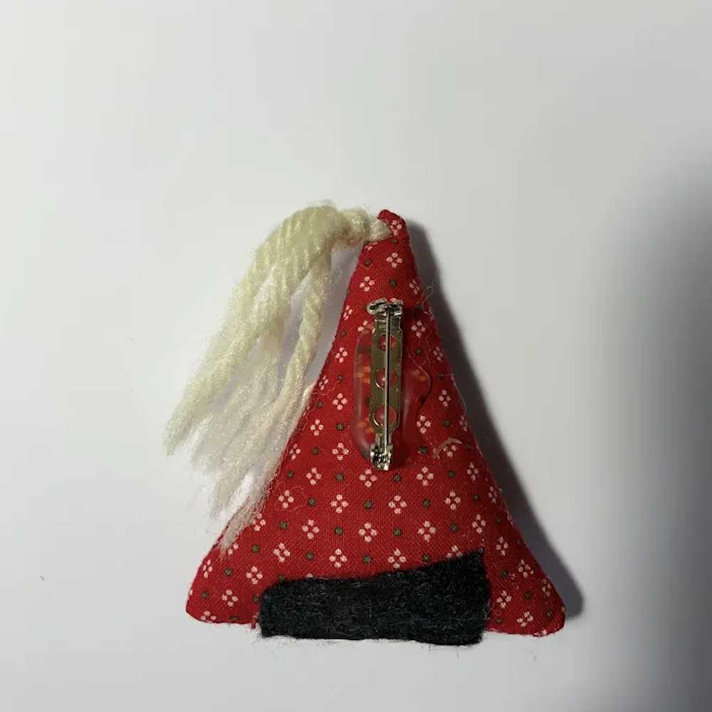 Adorable Handmade Christmas Santa Shaped Tree Bro… - image 3