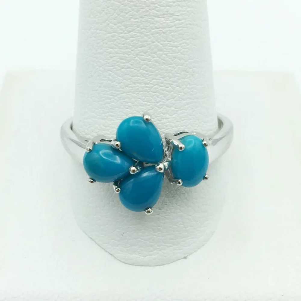 Sterling Silver Turquoise Ring - image 2