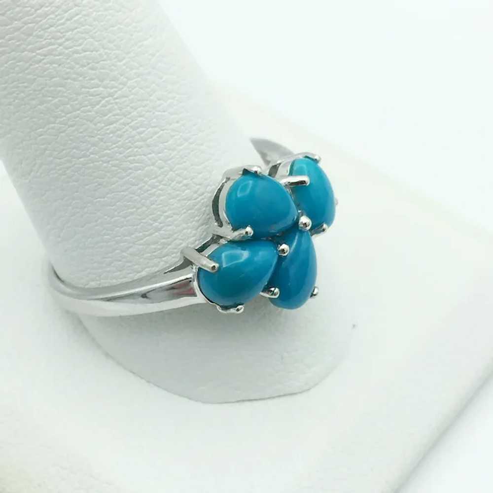 Sterling Silver Turquoise Ring - image 3