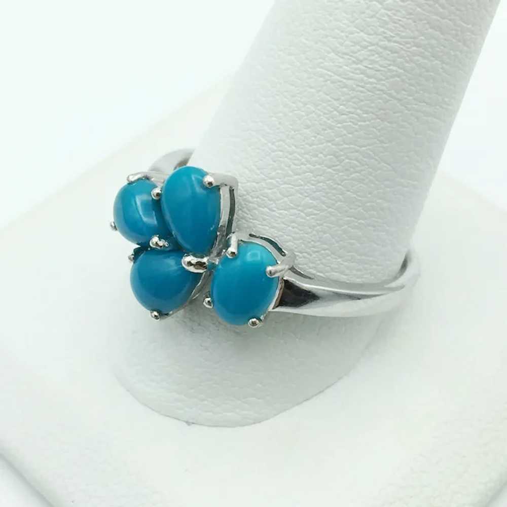 Sterling Silver Turquoise Ring - image 4