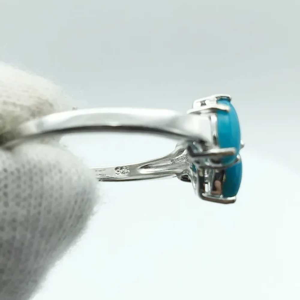 Sterling Silver Turquoise Ring - image 5