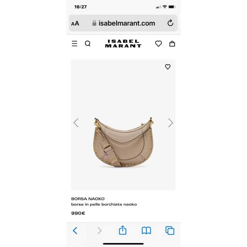 Isabel Marant Oksan Moon leather handbag - image 2