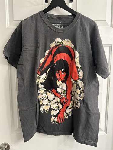 Streetwear Hard Jewelry Skull Girl Tee