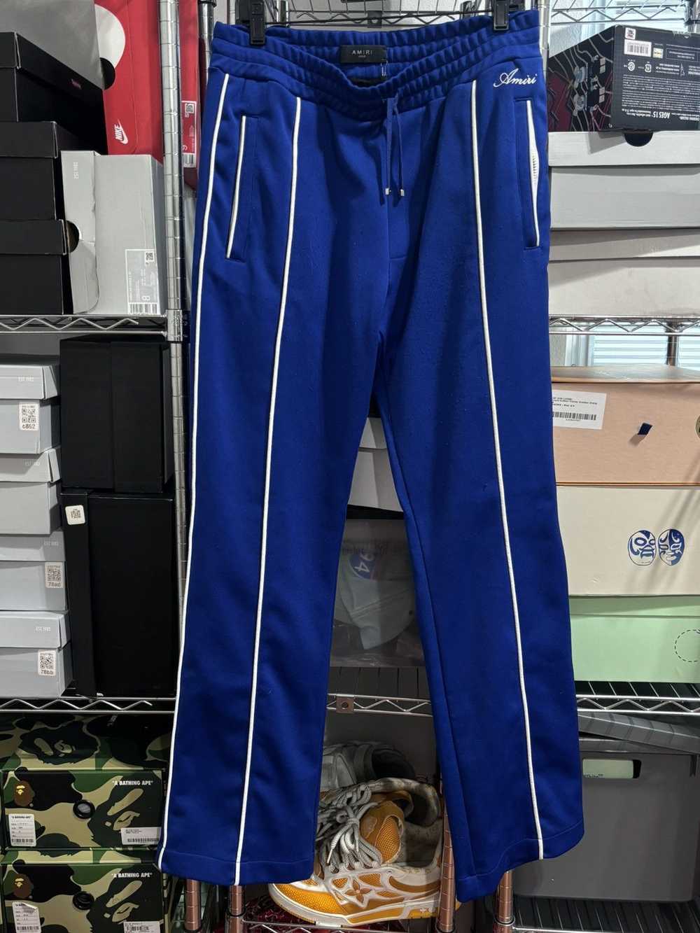 Amiri Amiri Western Blue Track Pant - image 1