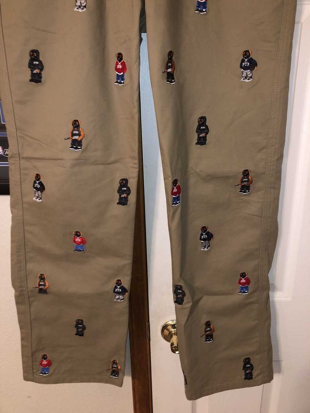 Fuck The Population FTP Bear Chino Pant Khaki Siz… - image 10