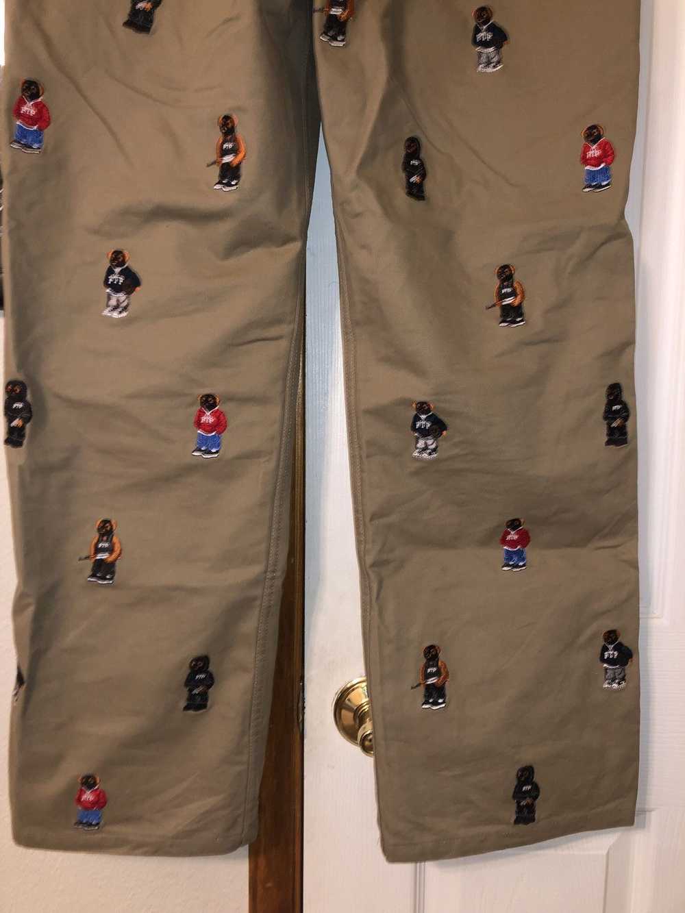 Fuck The Population FTP Bear Chino Pant Khaki Siz… - image 11