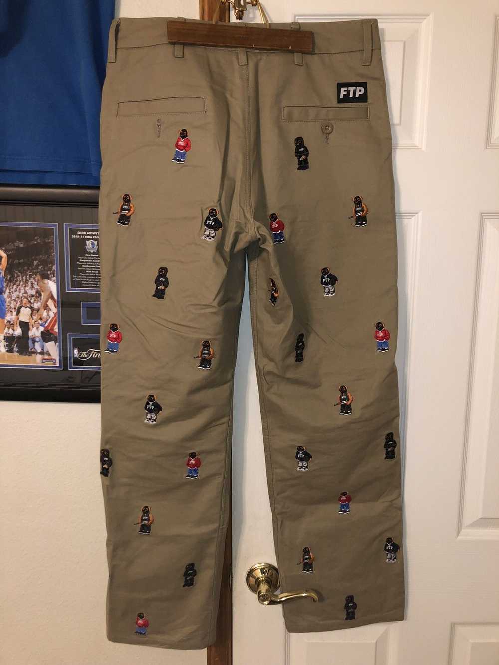 Fuck The Population FTP Bear Chino Pant Khaki Siz… - image 3