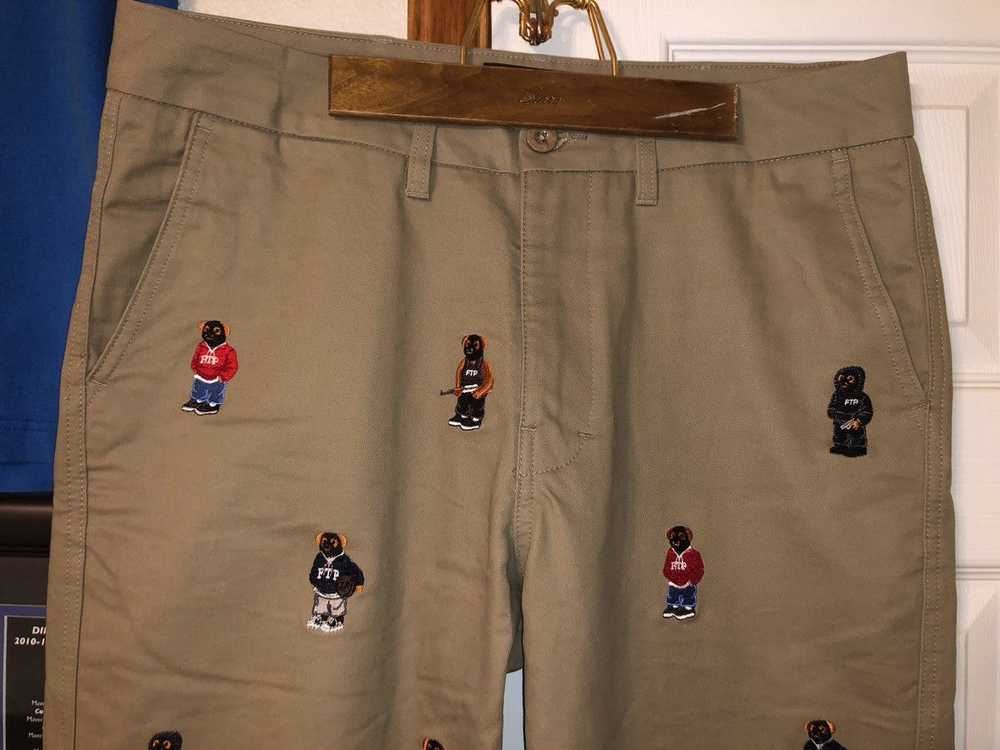 Fuck The Population FTP Bear Chino Pant Khaki Siz… - image 4