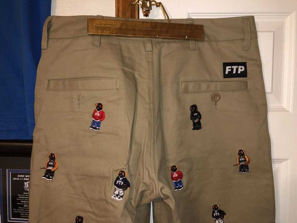 Fuck The Population FTP Bear Chino Pant Khaki Siz… - image 5