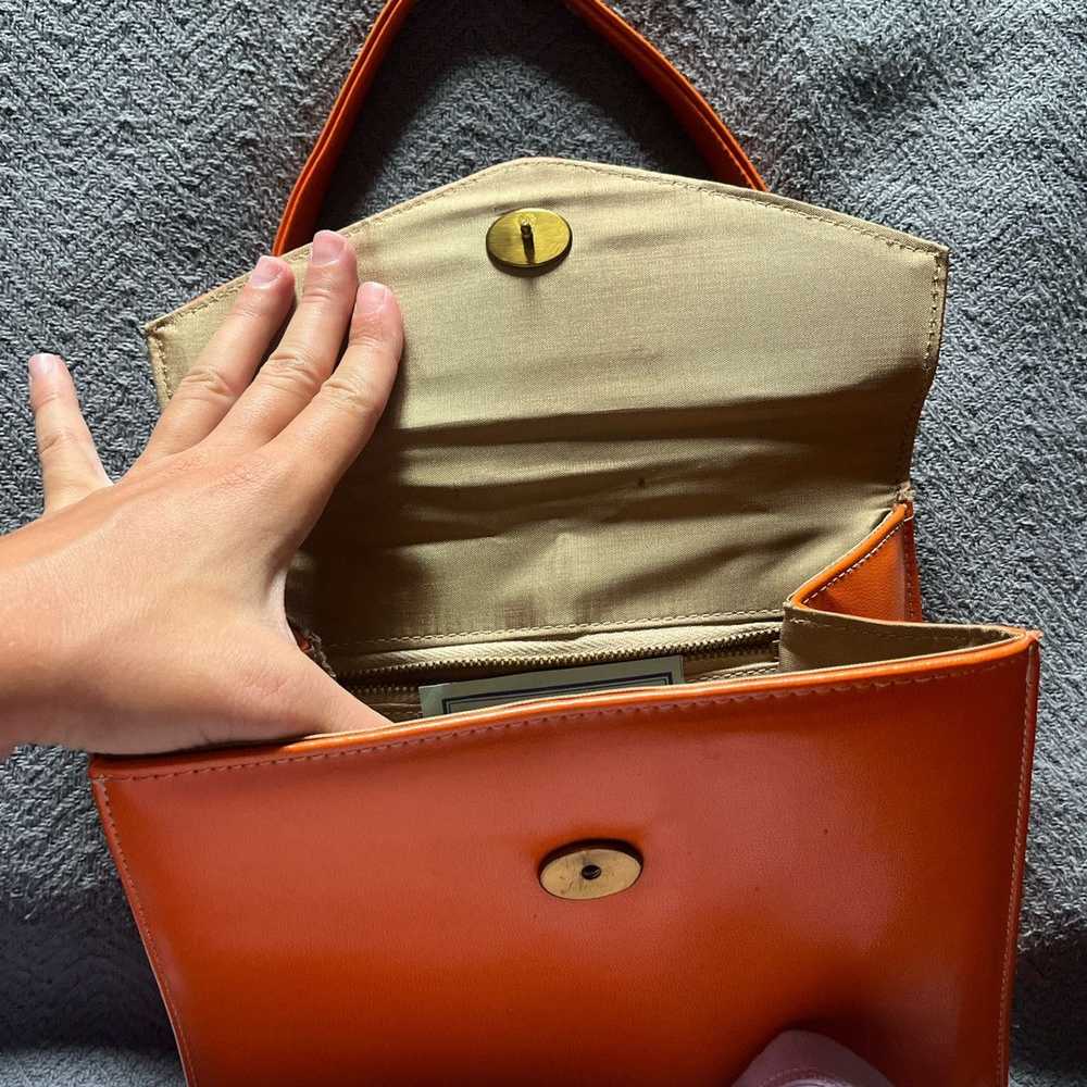 Other Berné 1960s Leather Hand Bag - image 2