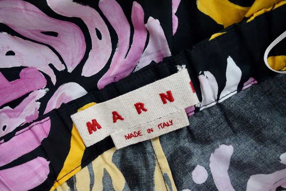 Product Details Marni Black Patterned Elasticated… - image 7