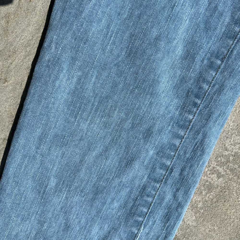 American Rag × Custom Overdyed Washed Blue Straig… - image 5