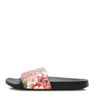 GUCCI GG Supreme Monogram Blooms Slide Sandals 41… - image 1