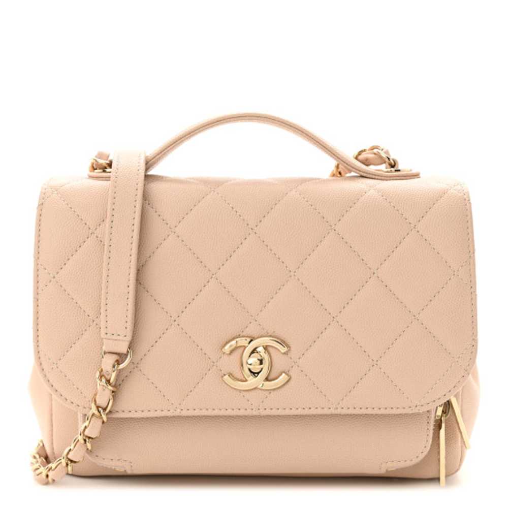 CHANEL Caviar Quilted Medium Business Affinity Fl… - image 1