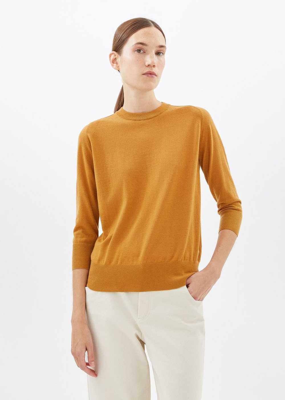 o1loc1c0124 Roundneck Sweater in Honey - image 2