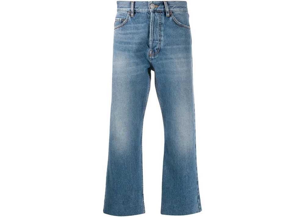 o1mt1gz0424 Cropped Straight Leg Jeans in Blue - image 1