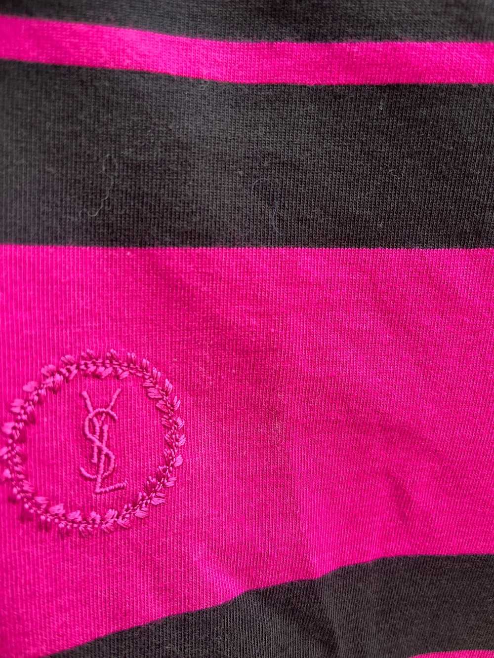 YSL Embroidered Polo Sport in Water Melon - image 6