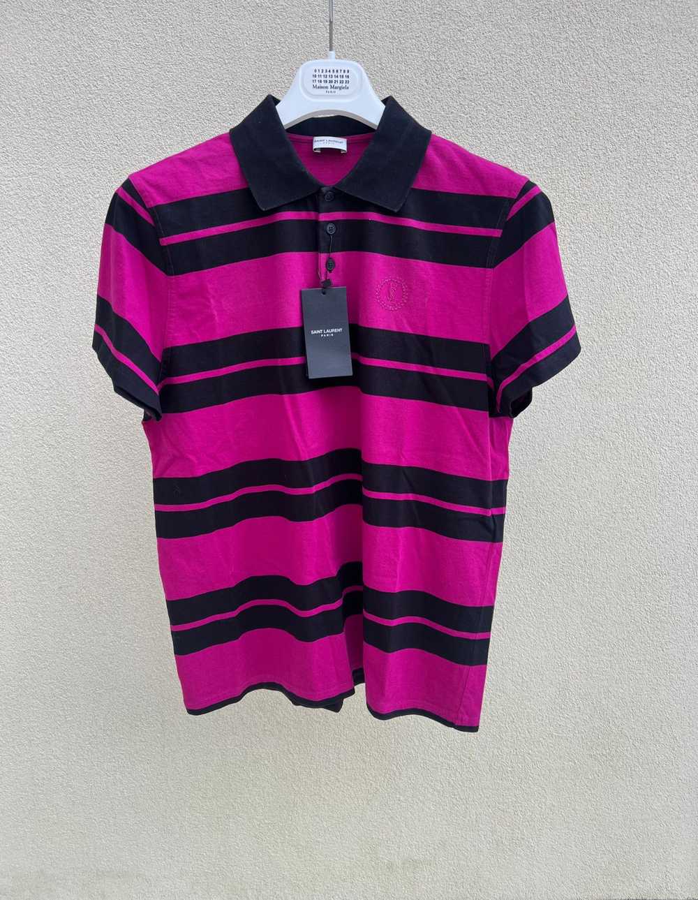 YSL Embroidered Polo Sport in Water Melon - image 4