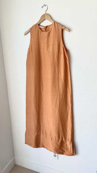 Bryn Walker Sleeveless Peach Maxi Dress (S) | Used