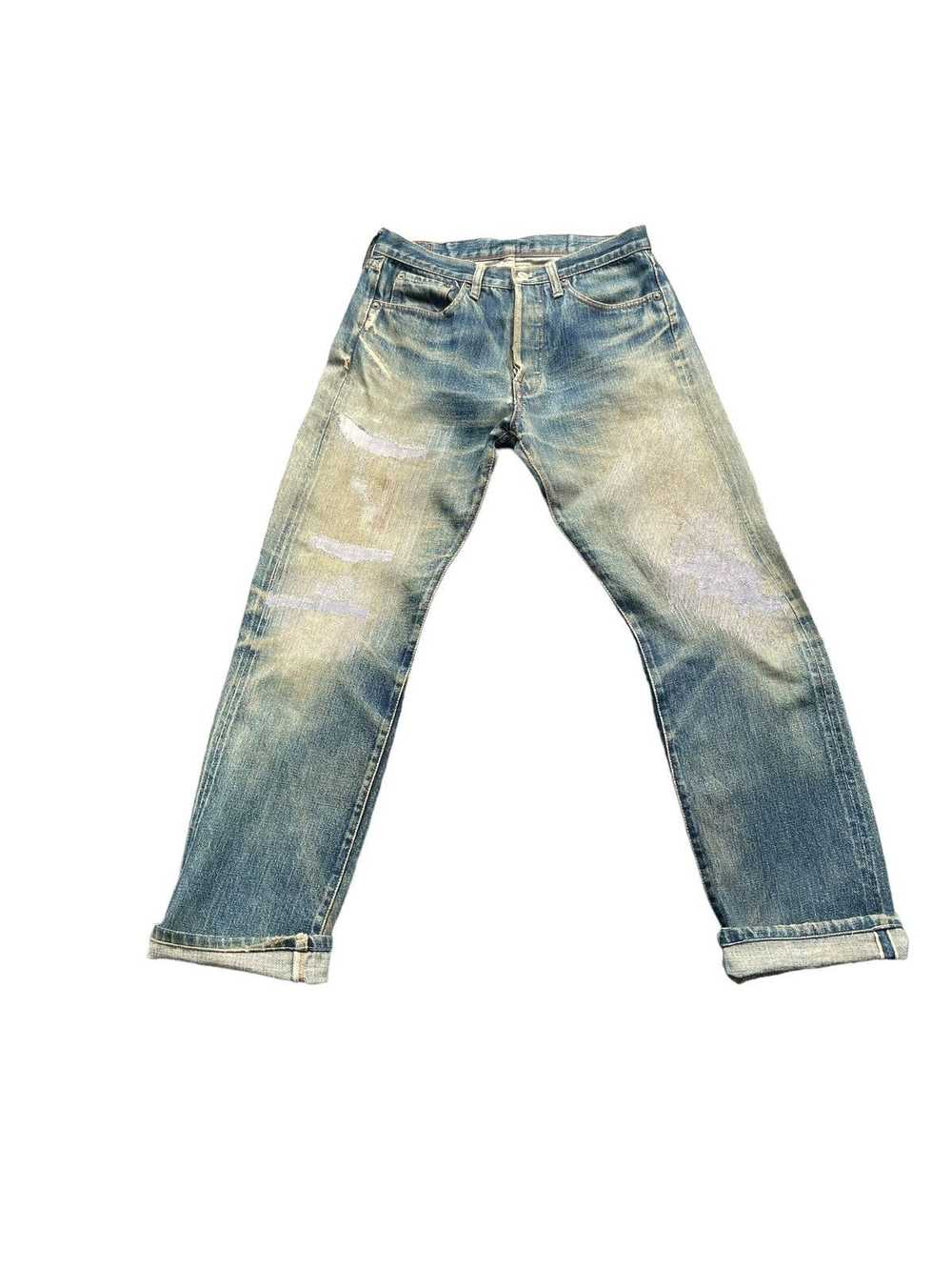 Denime × Distressed Denim × Vintage Vintage Denim… - image 1