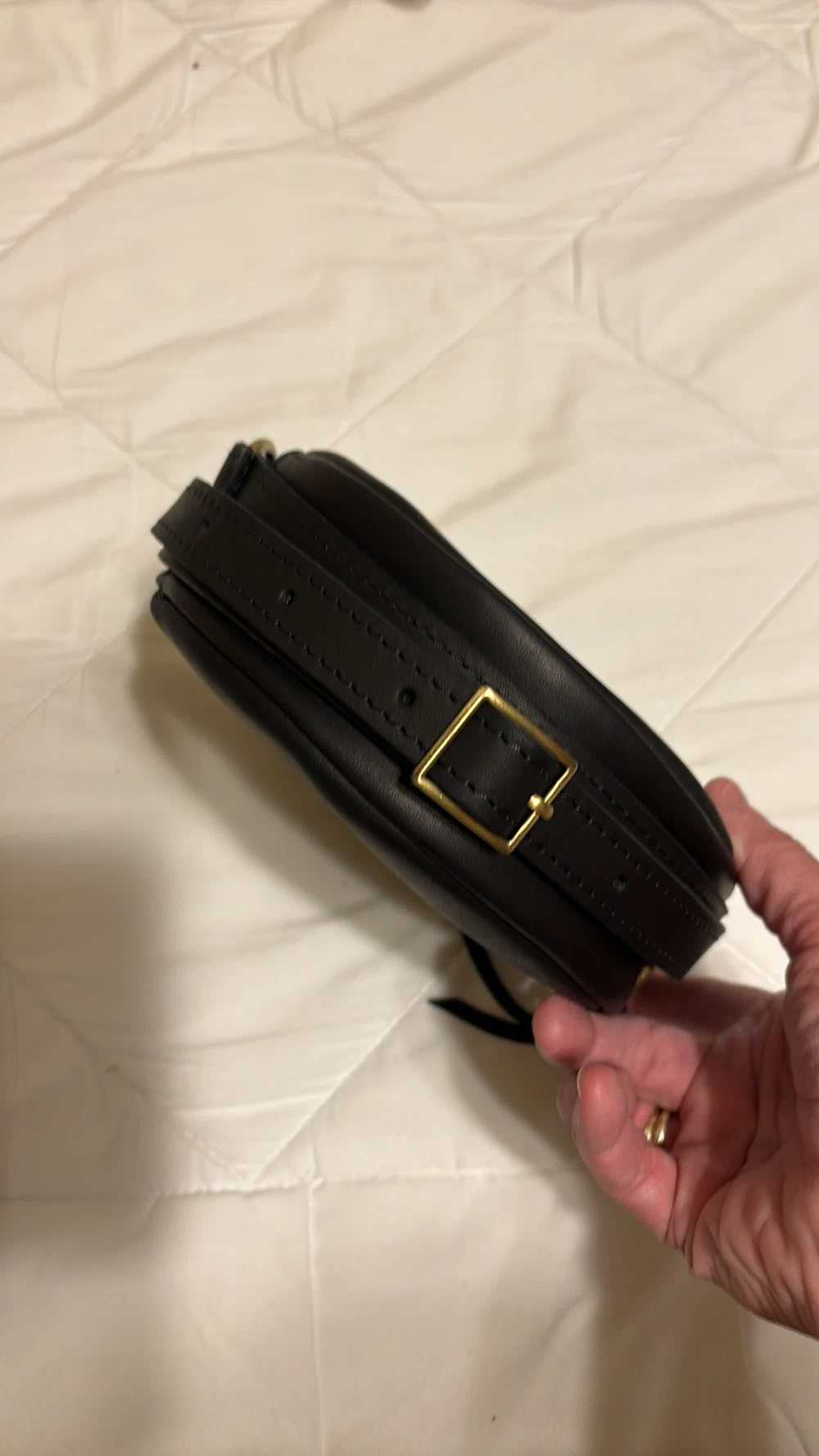 Portland Leather 'Almost Perfect' Circle Crossbody - image 3