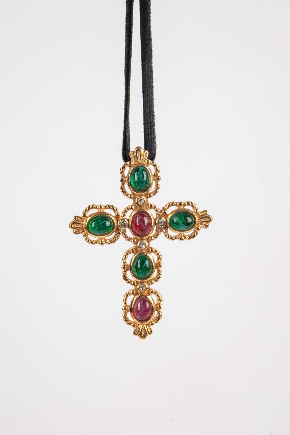 Collier croix Christian Dior - image 5