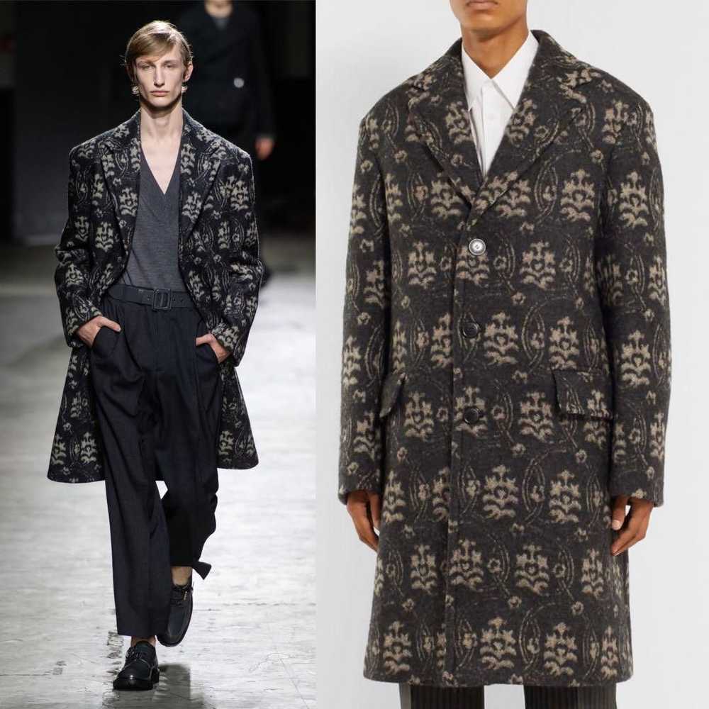 Dries Van Noten AW19 heavy wool coat - image 4