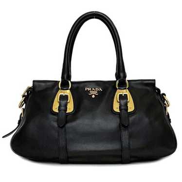 Prada Prada Tote Bag Black BN1903 f-20891 Leather 