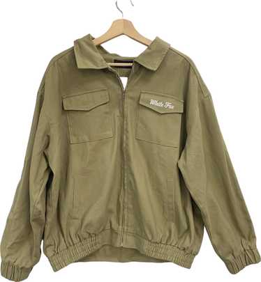 White Fox Khaki Oversize Jacket UK L/XL - image 1