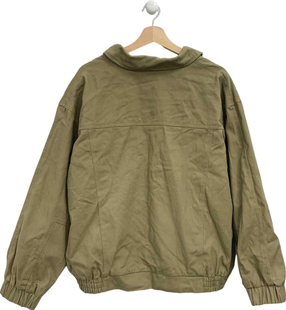 White Fox Khaki Oversize Jacket UK L/XL - image 2