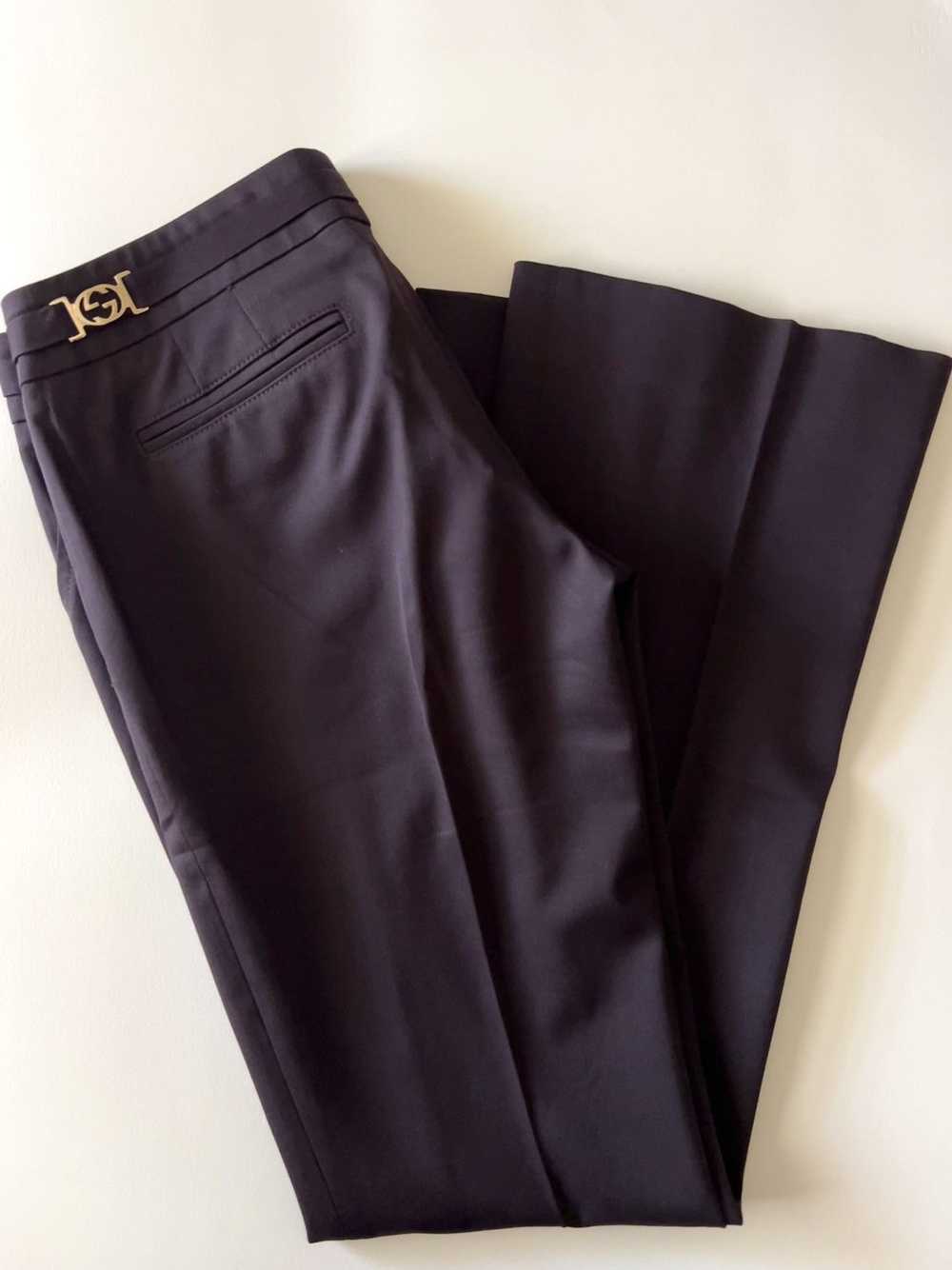 Gucci Gucci Womens Brown Straight Leg Dress Pants - image 1