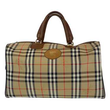 Burberry Burberry Burberry Vintage Check Canvas L… - image 1