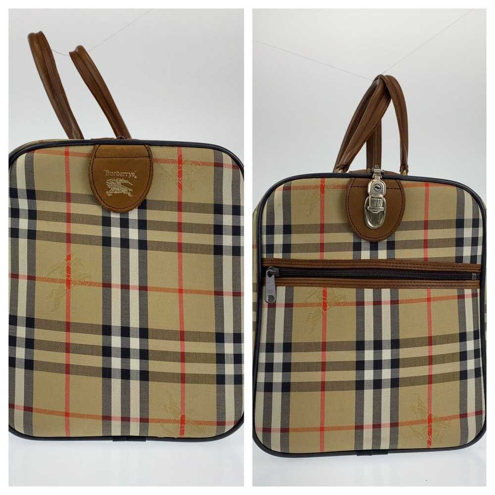 Burberry Burberry Burberry Vintage Check Canvas L… - image 3