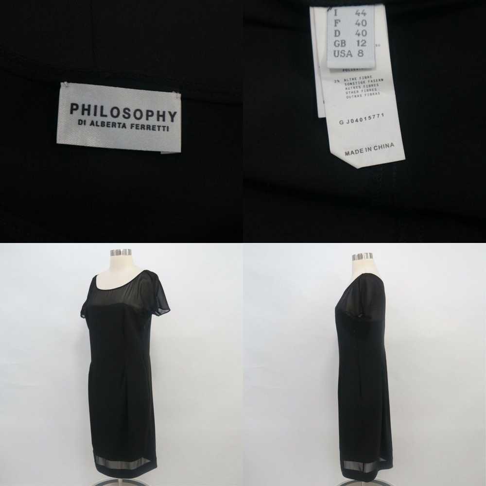 Philosophy di sold Alberta Ferretti cotton lace dress, Black, Size 10