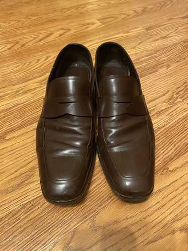 Prada Prada Brown Leather Loafers