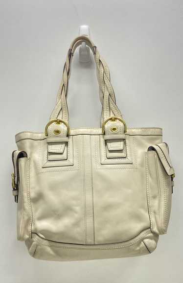 Coach Leather Soho Dylan Large Tote Parchment