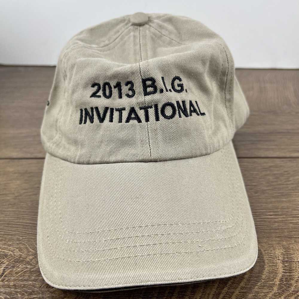 Other 2013 BIG Invitational Hat Tan Brown Hat Adj… - image 5