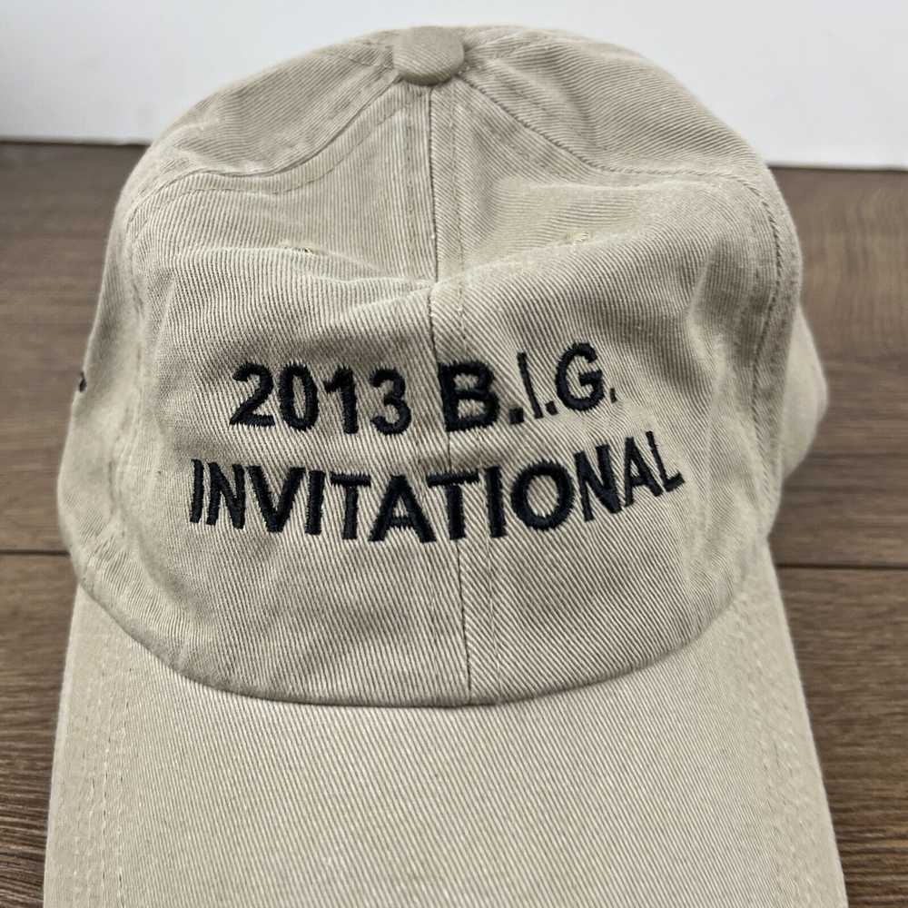 Other 2013 BIG Invitational Hat Tan Brown Hat Adj… - image 6