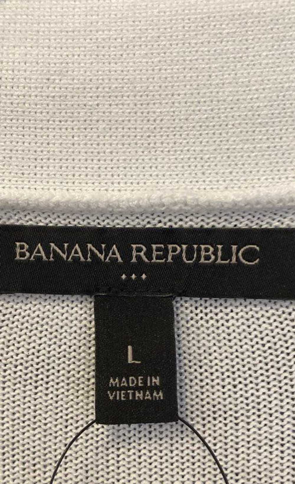 NWT Banana Republic Womens White Long Sleeve Belt… - image 4