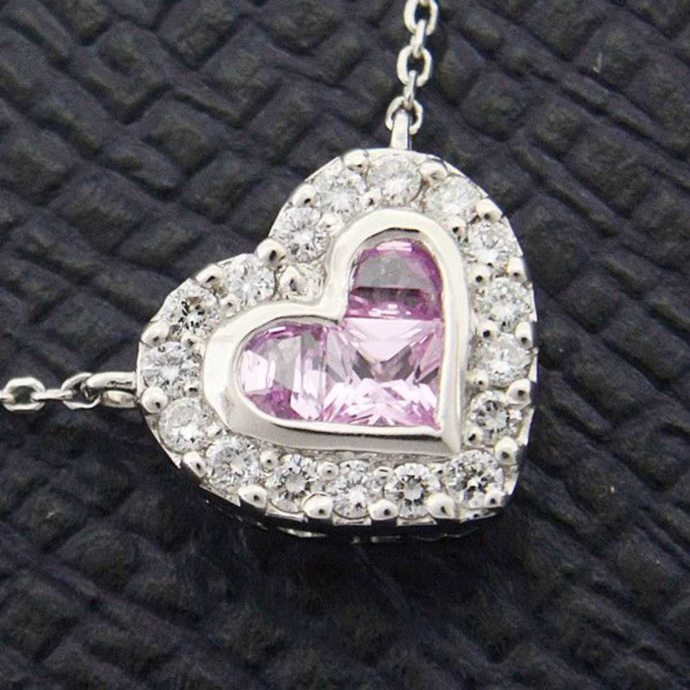 Other Other STAR JEWELRY Platinum PT900 Heart Pin… - image 8