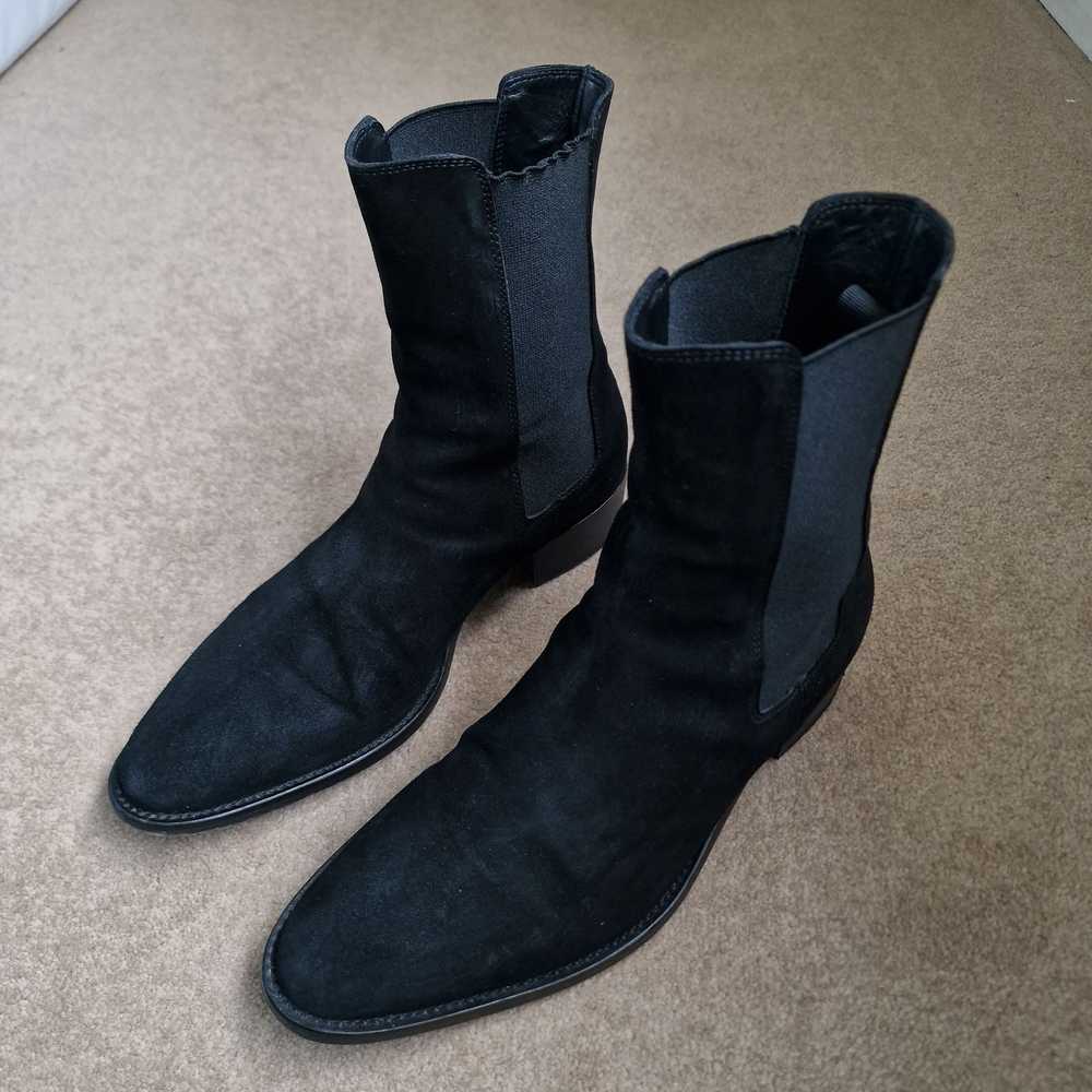 From The First AW18 Black Suede Chelsea 'Luca' Bo… - image 1