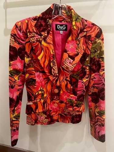 【DOLCE&GABBANA】フローラル ブロケード ターリントン ブレザー Gabbana dolce & floral blazer - Gem