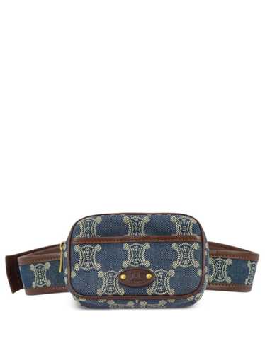 Céline Pre-Owned 1990-2000s Macadam-pattern belt … - image 1