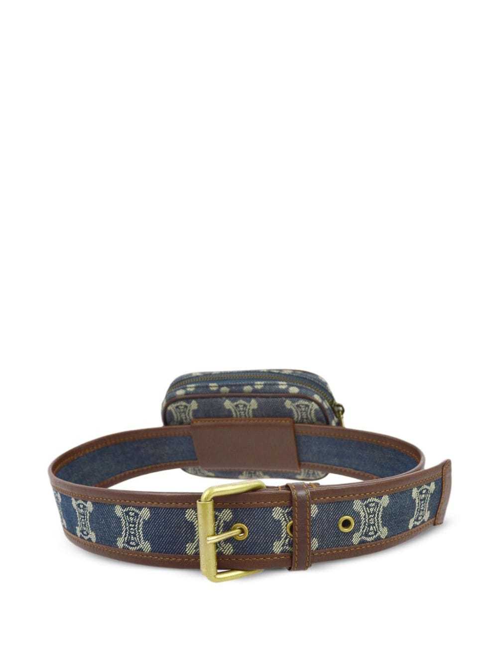 Céline Pre-Owned 1990-2000s Macadam-pattern belt … - image 2