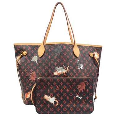 Louis Vuitton Neverfull leather handbag - image 1