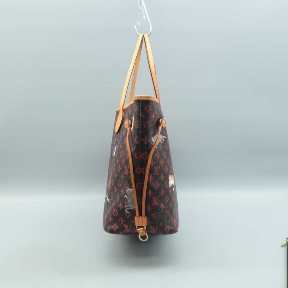 Louis Vuitton Neverfull leather handbag - image 3