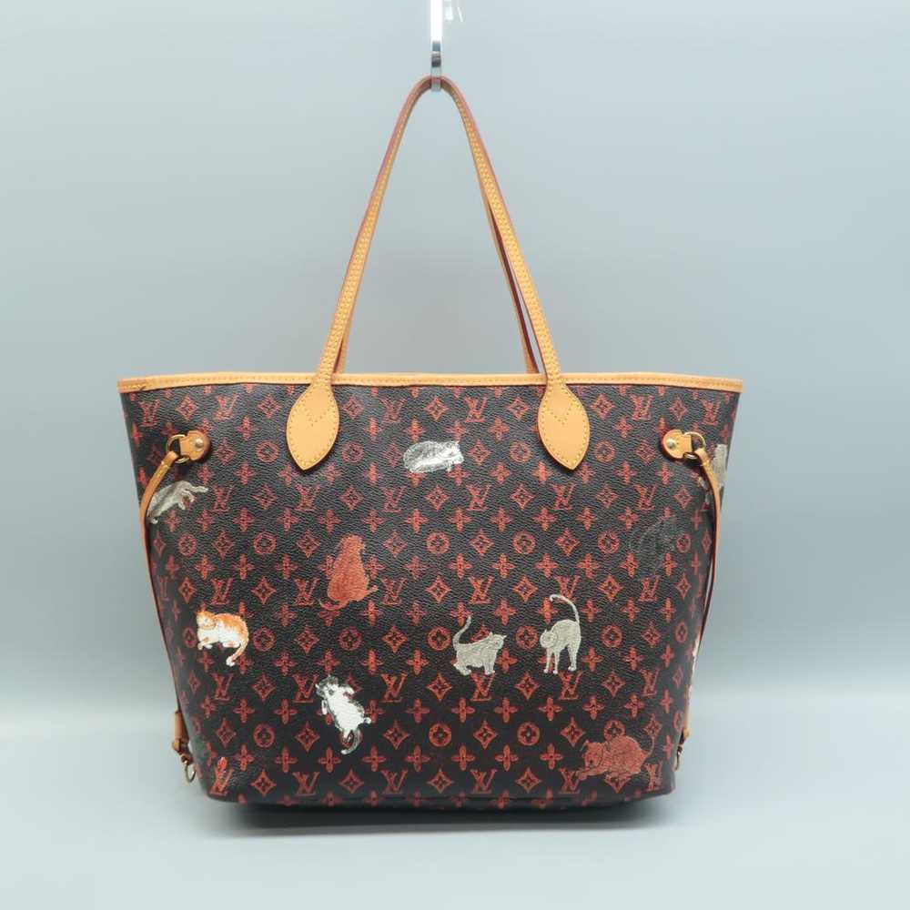 Louis Vuitton Neverfull leather handbag - image 4