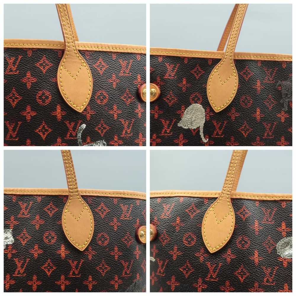 Louis Vuitton Neverfull leather handbag - image 9