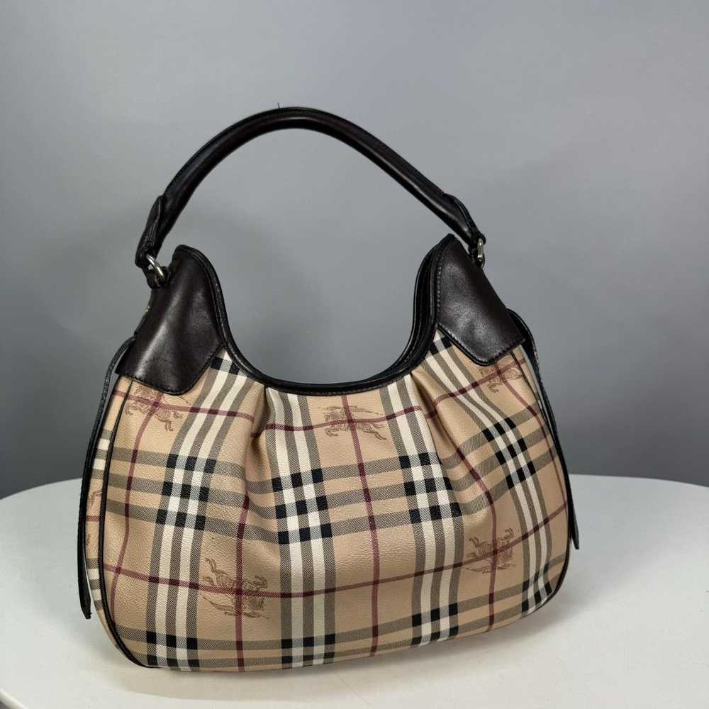 Burberry BURBERRY Classic Haymarket Check Brookly… - image 2